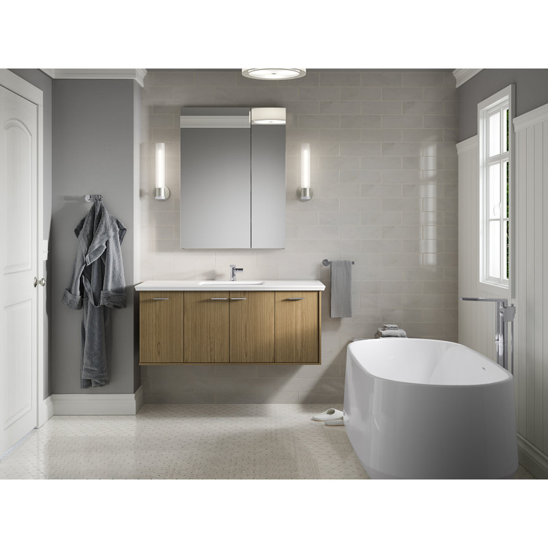 Kohler Maxstow Surface Mount Frameless Medicine with 3 Fixed Shelves & Reviews Wayfair